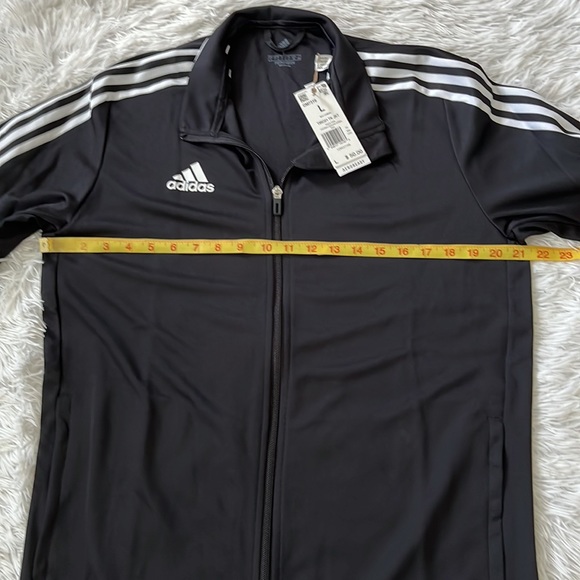 ADIDAS MEN’S TIRO 21 TRACK JACKET in black/white size Large - Picture 6 of 14